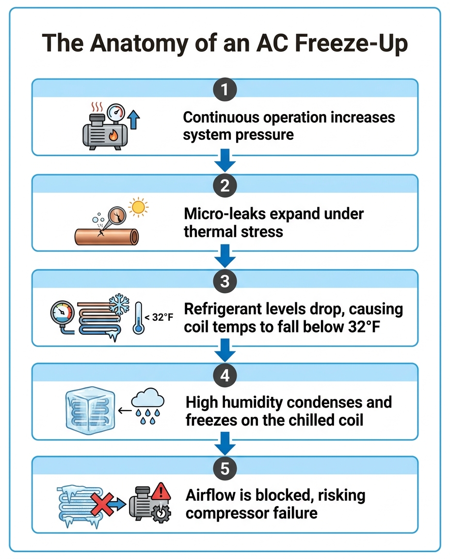 The Anatomy of an AC Freeze-Up