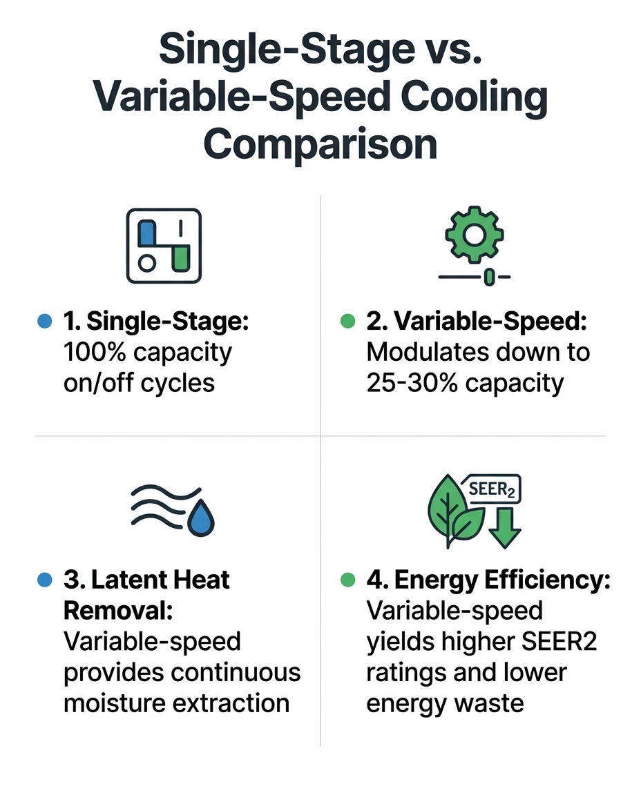 Single-Stage vs. Variable-Speed Cooling Comparison