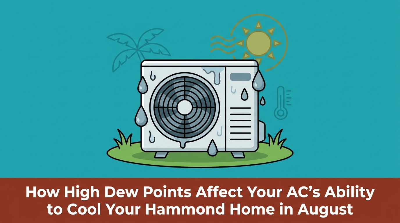 How High Dew Points Affect Your AC's Ability to Cool Your Hammond Home in August