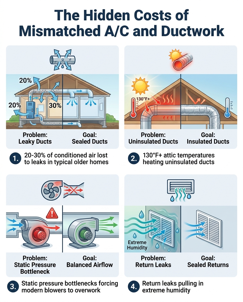 The Hidden Costs of Mismatched A/C and Ductwork