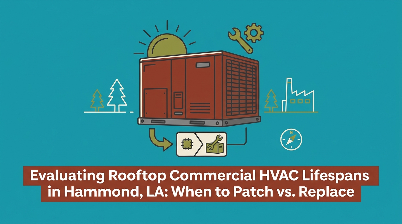 Evaluating the Lifespan of Rooftop Commercial HVAC Units in Hammond's Industrial Parks