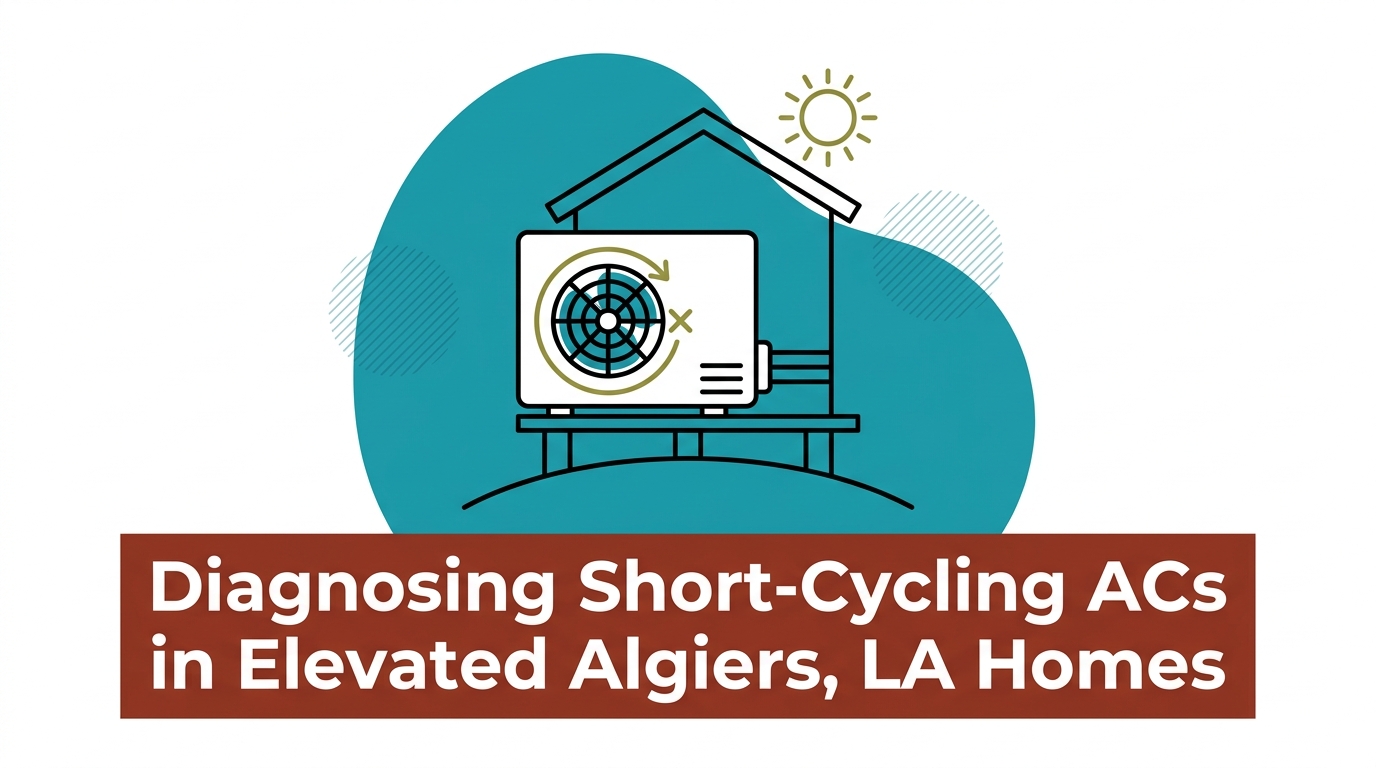 How Cypress Cooling Diagnoses Short-Cycling ACs in Elevated Algiers Homes
