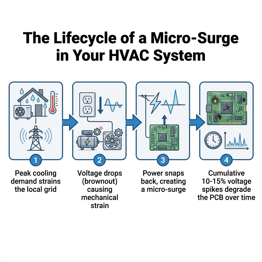 The Lifecycle of a Micro-Surge in Your HVAC System