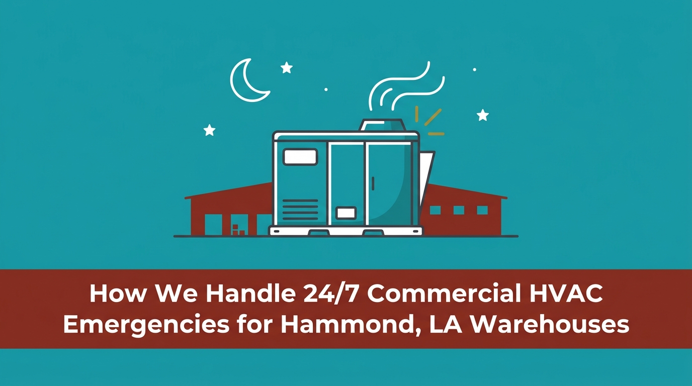 How We Handle 24/7 Commercial HVAC Emergencies for Hammond Warehouses