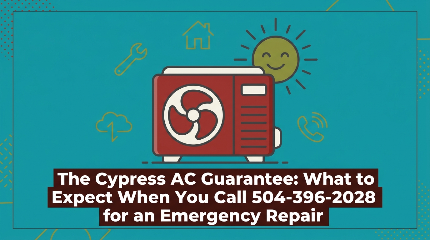 The Cypress AC Guarantee: What to Expect When You Call 504-396-2028 for an Emergency Repair