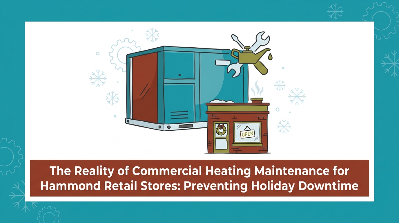 The Reality of Commercial Heating Maintenance for Hammond Retail Stores