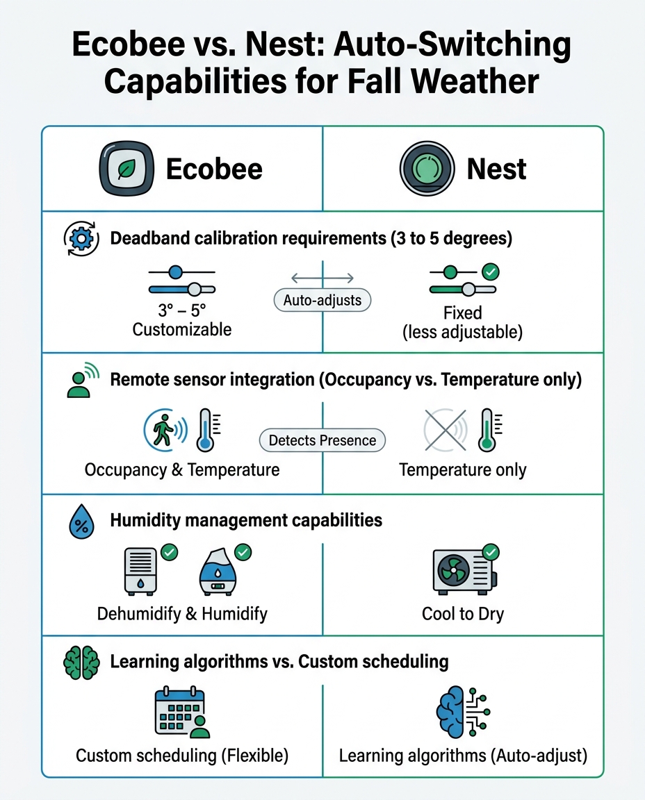 Ecobee vs. Nest: Auto-Switching Capabilities for Fall Weather