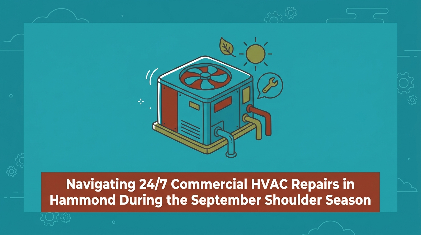 Navigating 24/7 Commercial HVAC Repairs in Hammond During the Shoulder Season