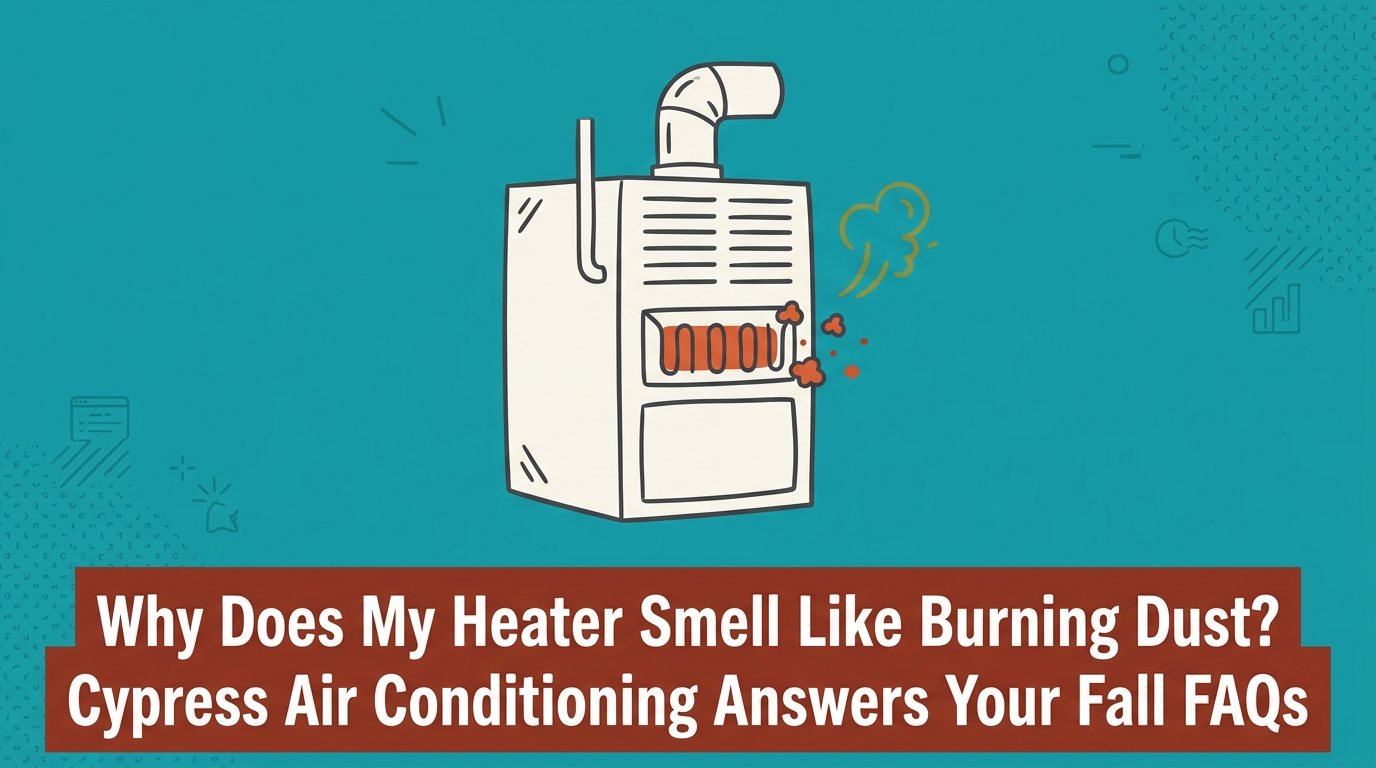 Why Does My Heater Smell Like Burning Dust? Cypress Air Conditioning Answers Your Fall FAQs