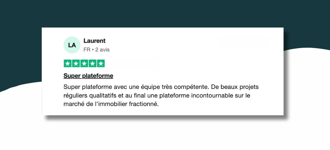 Avis positif d'un utilisateur tantiem