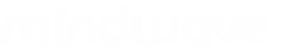 Mindwave Schriftzug in weiß auf schwarzem Hintergrund.