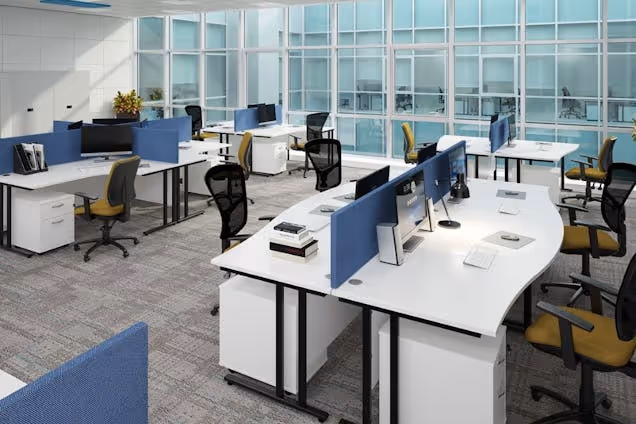 Office Furniture 2 Go Desks, Chair, and Drawers