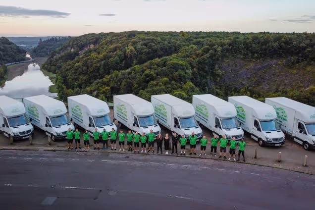Bristol Van Removals Vans and Workers