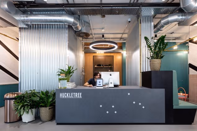 Huckletree Soho Reception Area