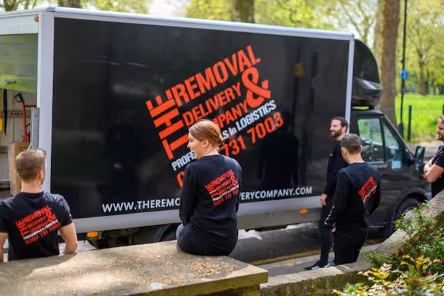 The Removal & Delivery Company Van and Workers