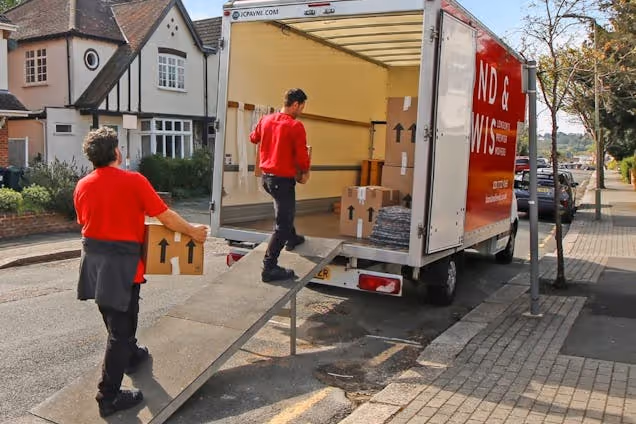 Bond & Lewis Workers Loading a Van