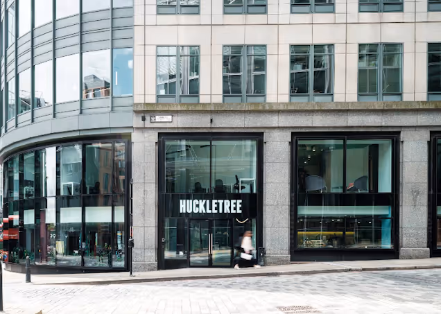 An image of the outside of Huckletree Liverpool St building from the street.
