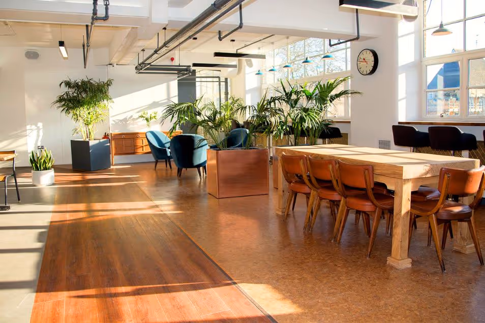 FBC Clerkenwell Coworking Space with a ton of natural light