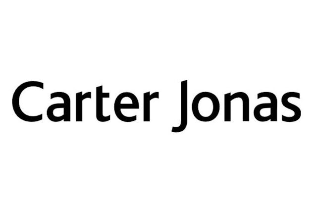 Carter Jonas logo, featuring the brand name in a simple, elegant black font against a plain white background.