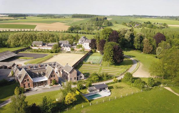 Vue aérienne Haras de Baudémont