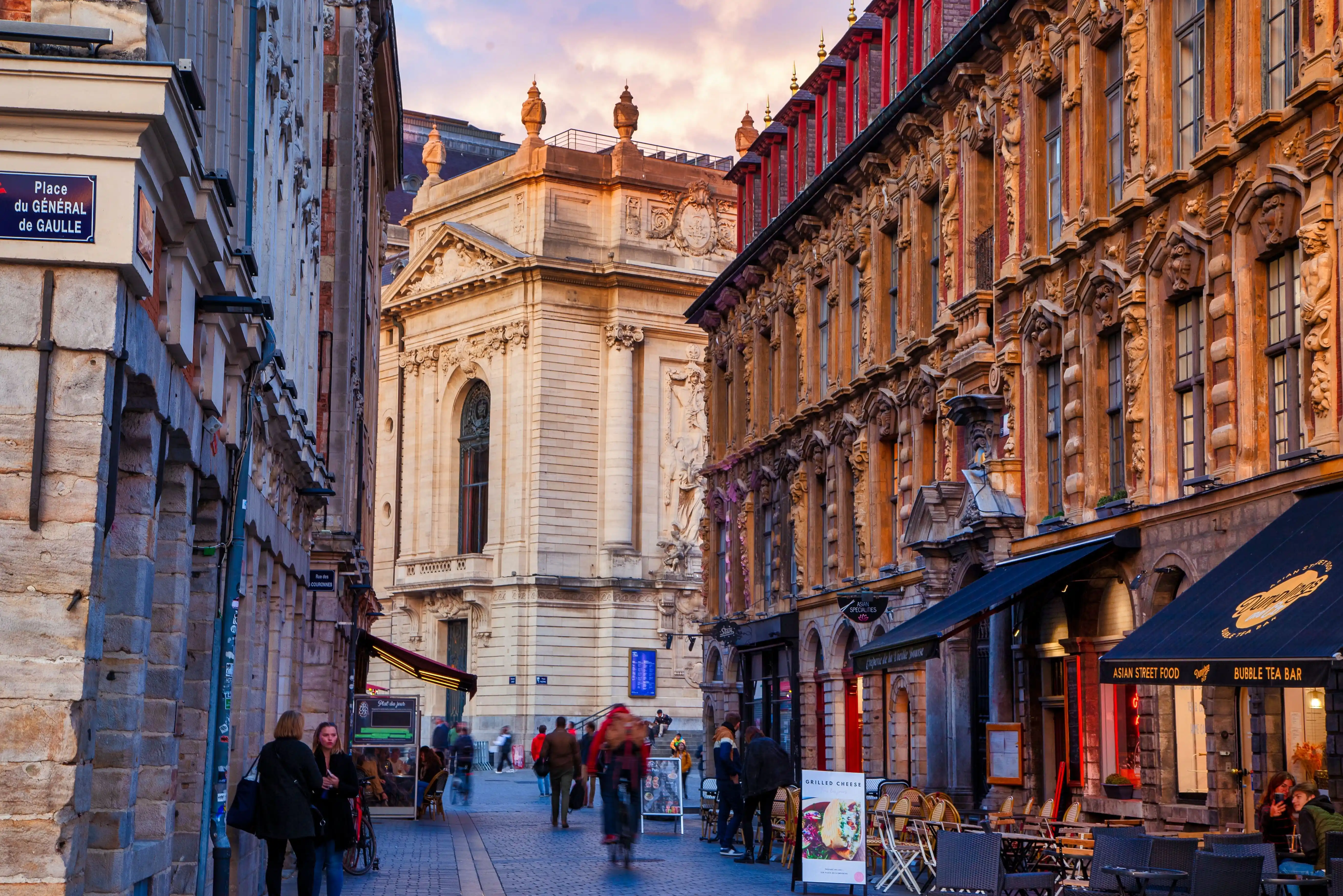 Photo d'une rue de Lille