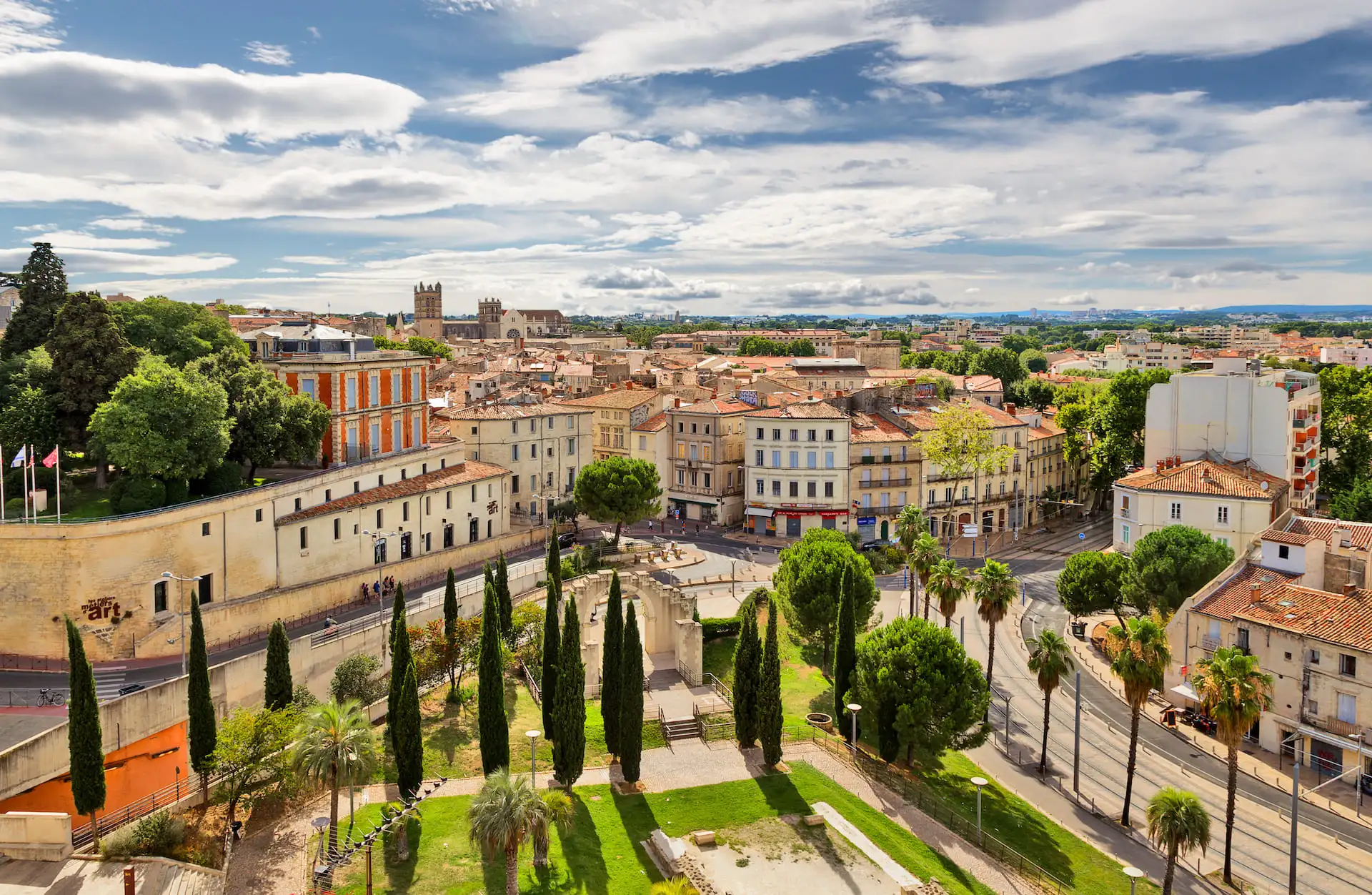 Photo aérienne de Montpellier