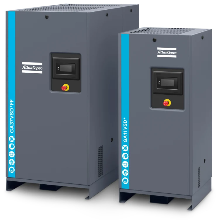 Atlas Copco GA variable speed drive air compressors