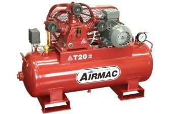 Airmac T20 415V three-phase reciprocating compressor
