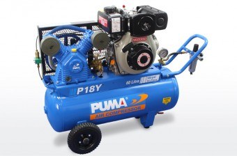 Puma P18Y Yanmar diesel-powered air compressor