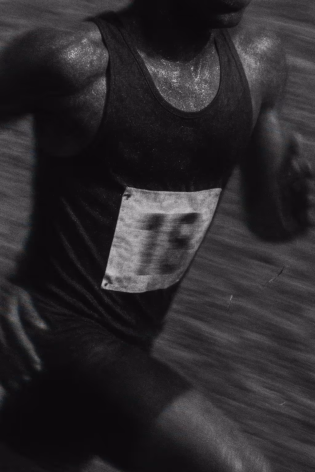 Photo of a running man