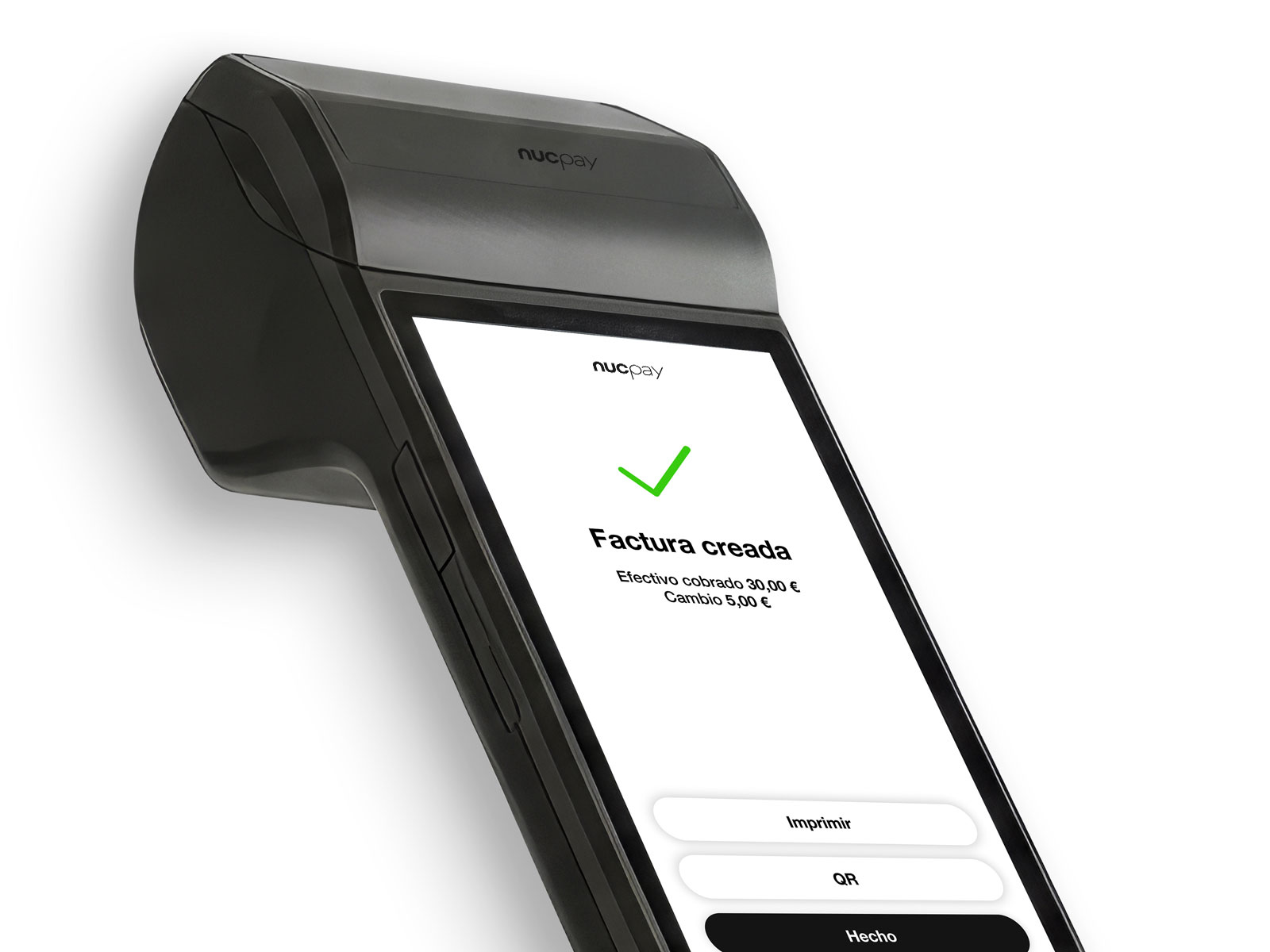 Generación automática de facturas en Nuc Pay integrada en tu datáfono