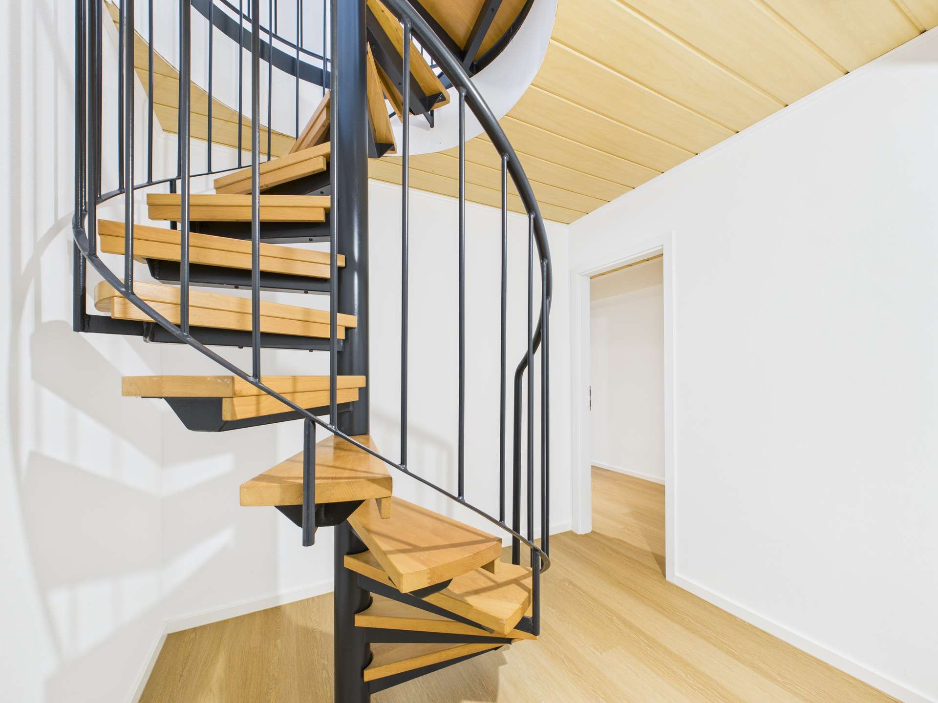 Diele mit Wendeltreppe im Sout