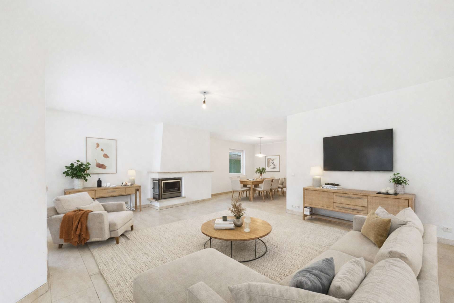 Wohn-Esszimmer (Staging)