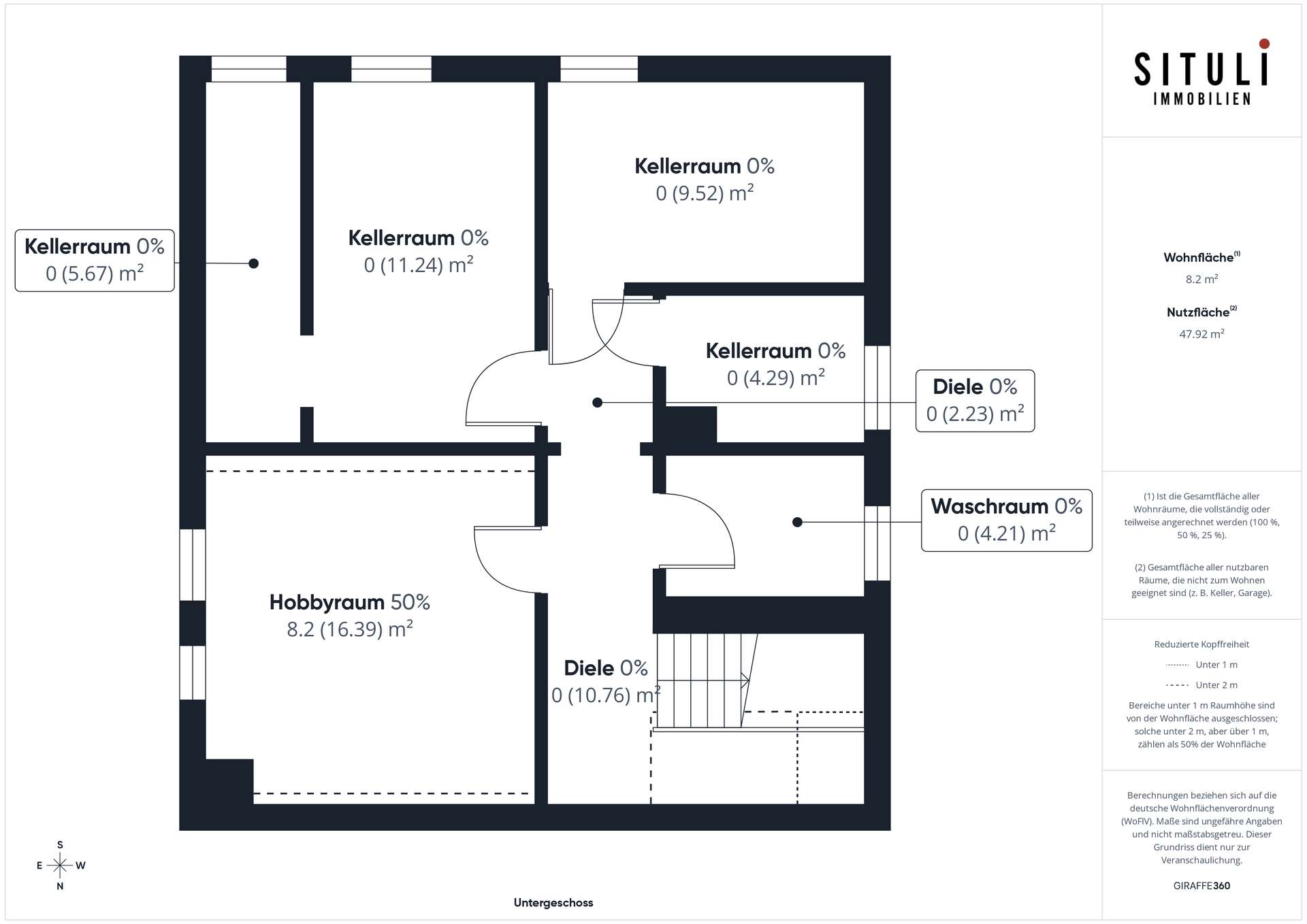 Grundriss Untergeschoss