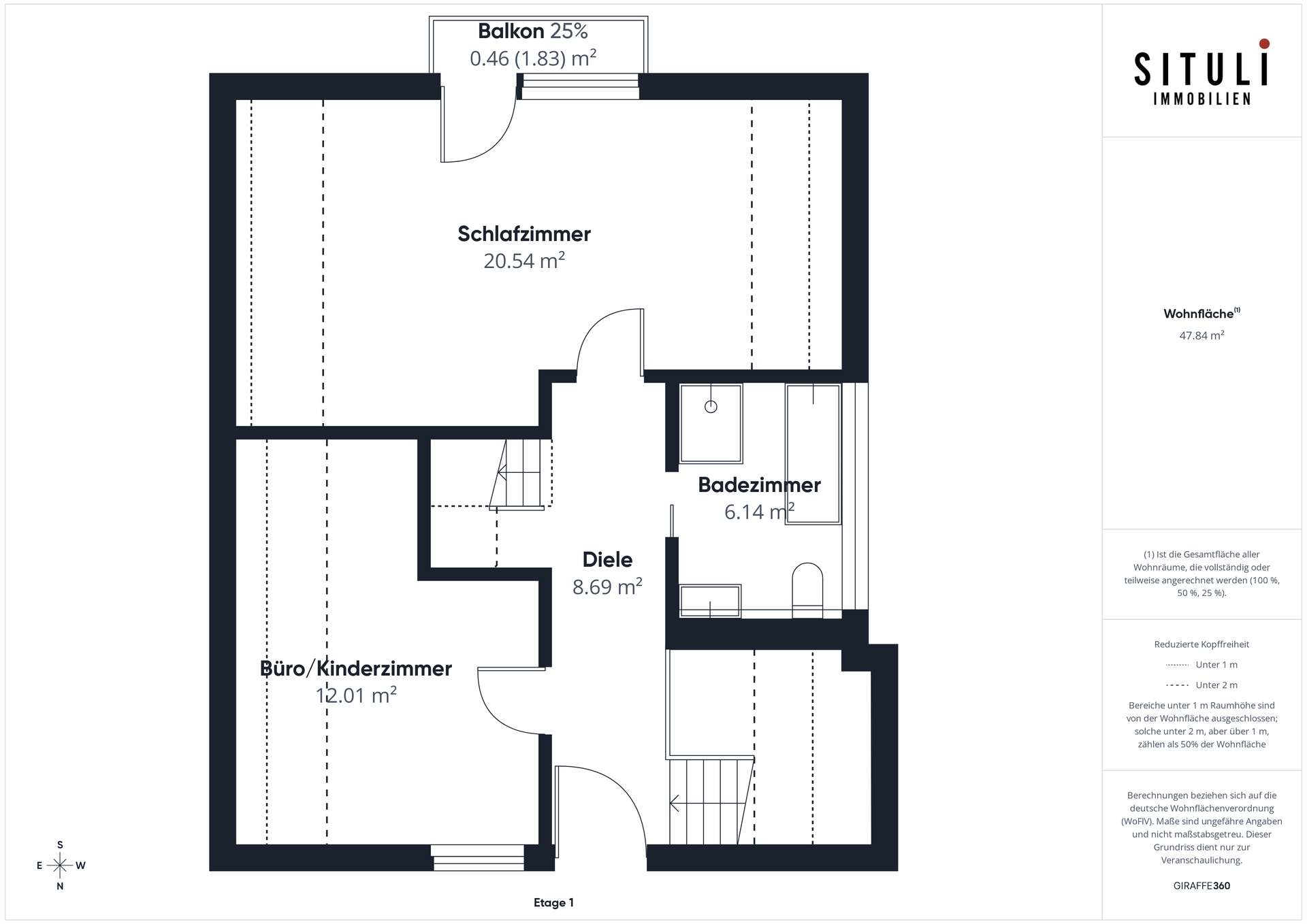 Grundriss 1. Obergeschoss