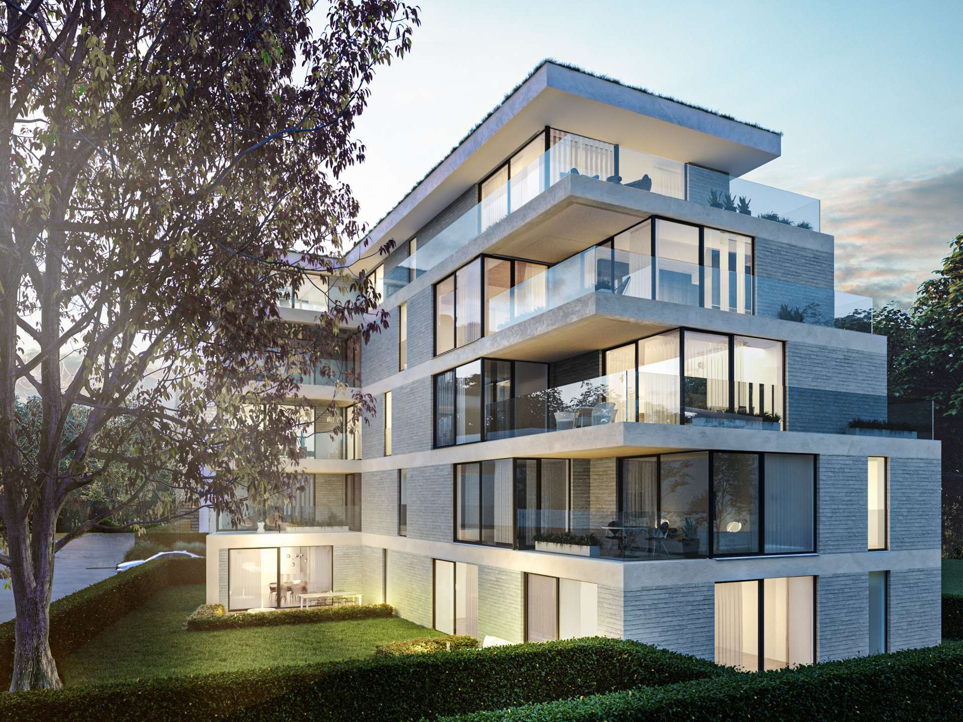 Visualisierung Südfassade