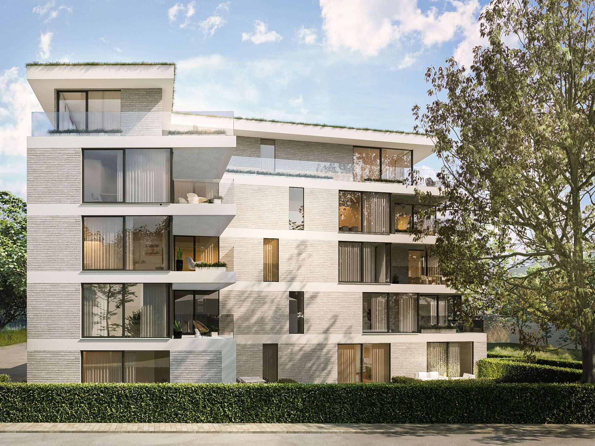 Visualisierung Westfassade