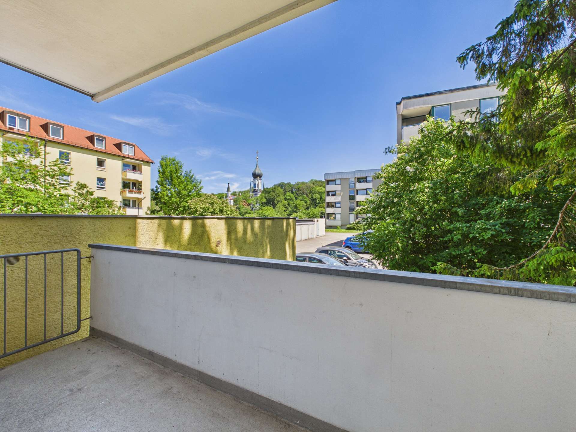 Balkon mit blick aufs Templer-