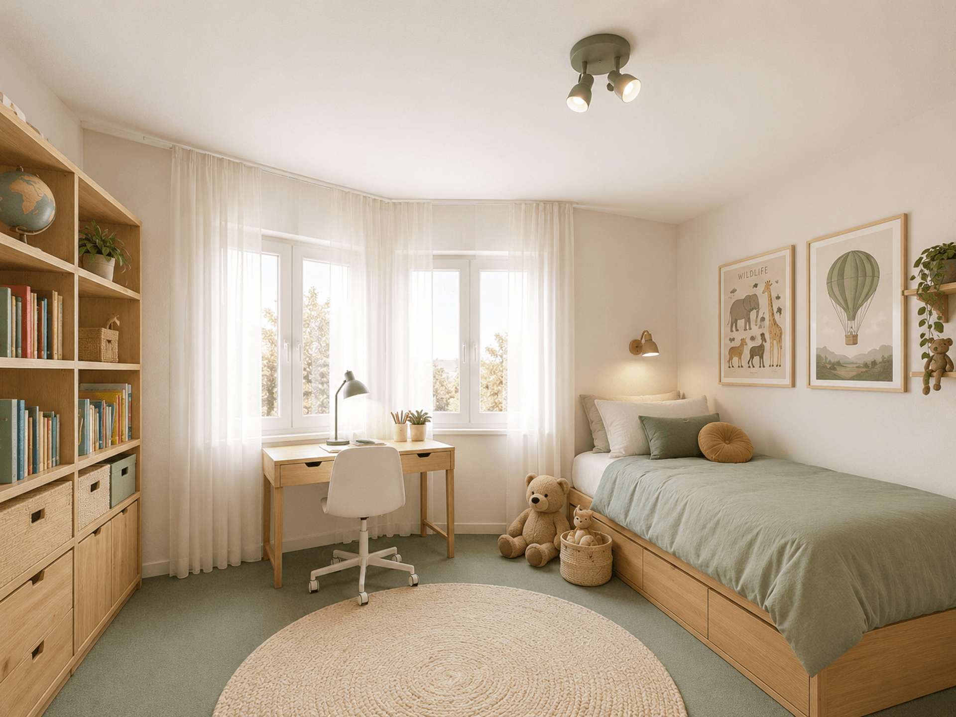 Schlafzimmer im OG (Staging)