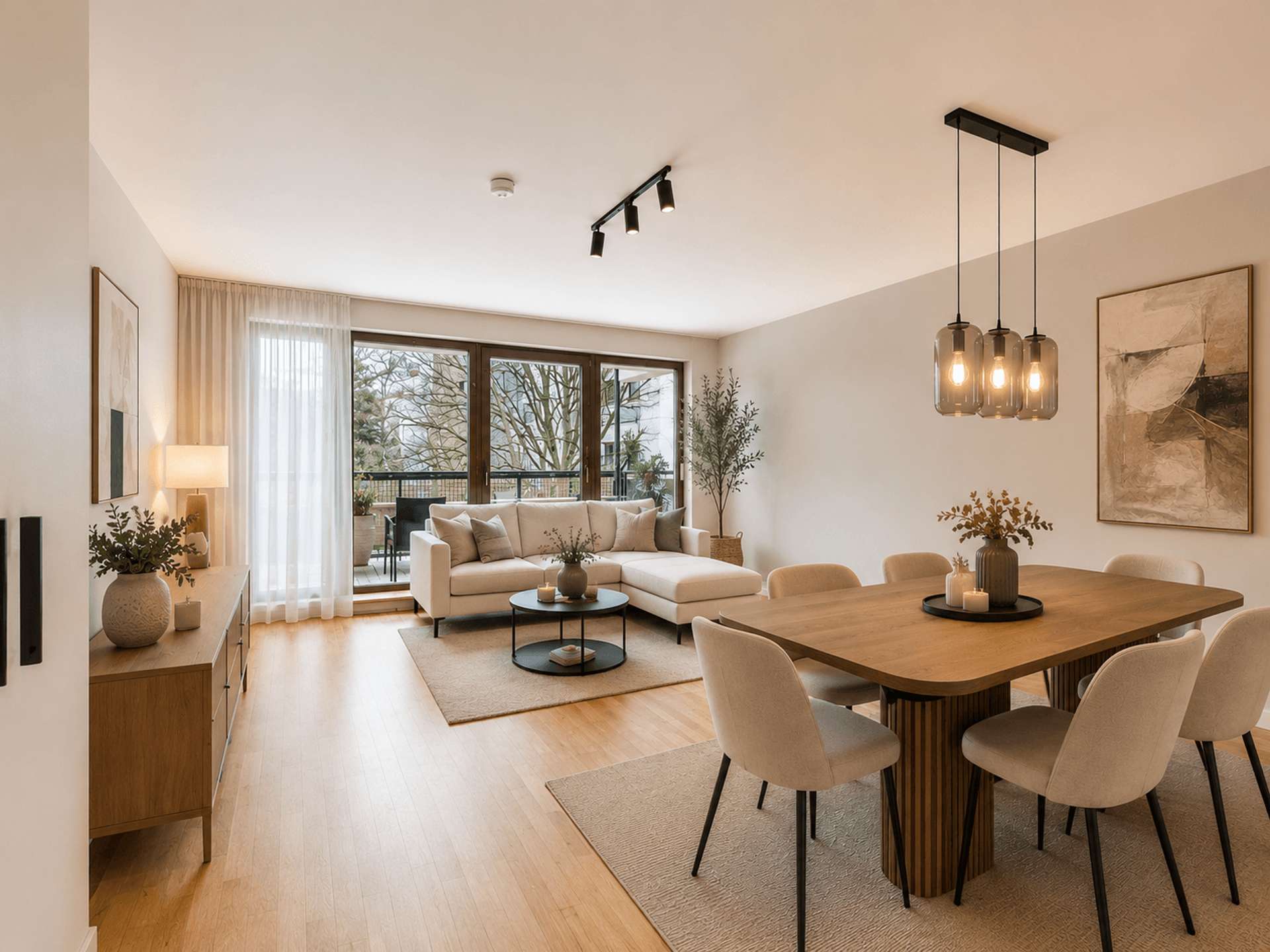 Wohn-Esszimmer