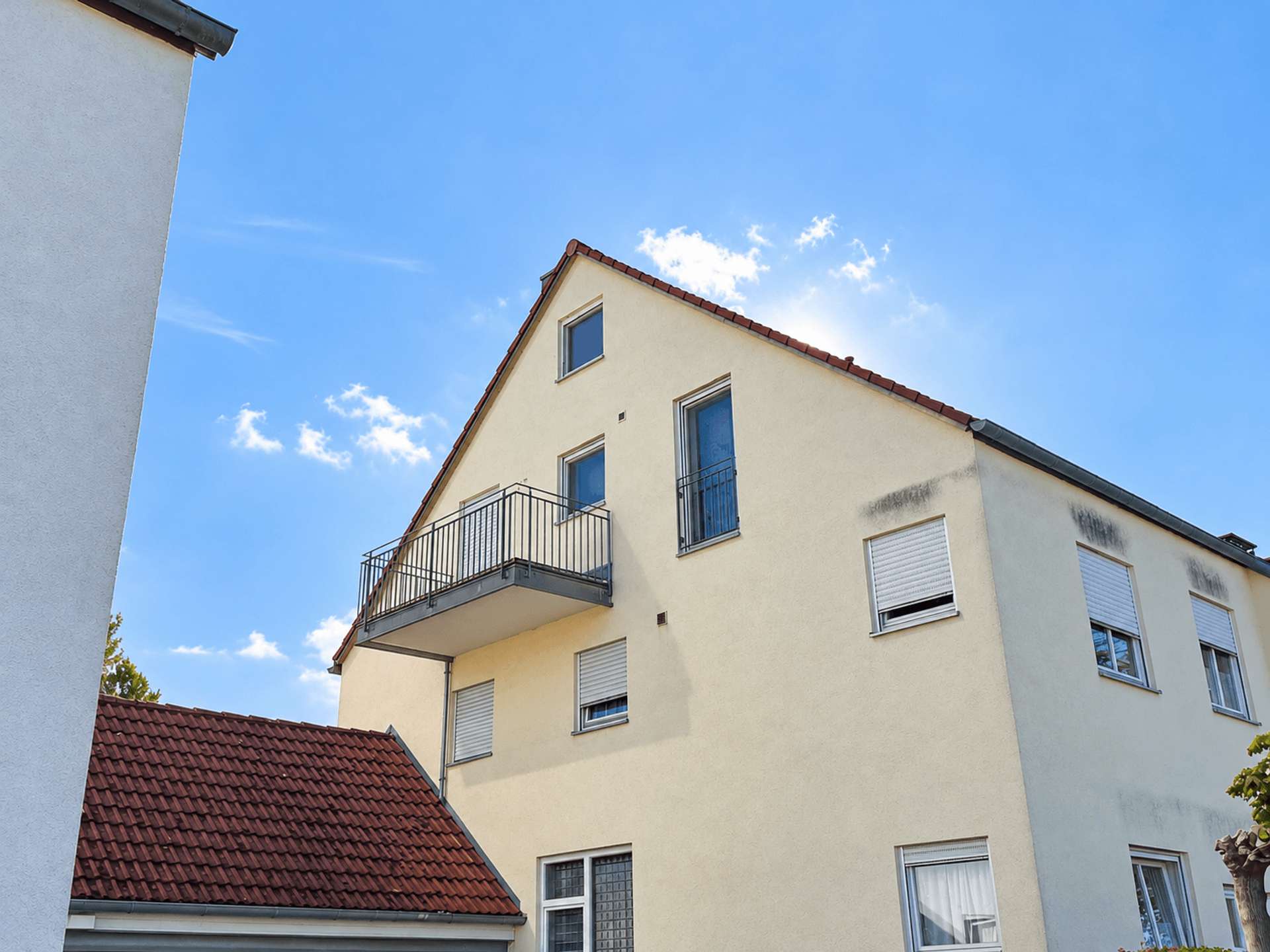 Ostseite der Wohnung
