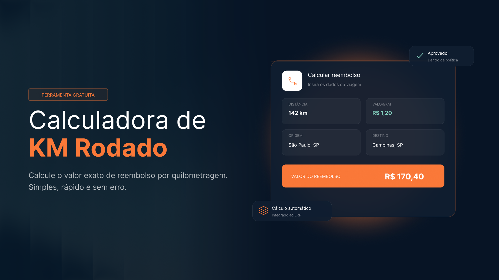 Calculadora de KM rodado