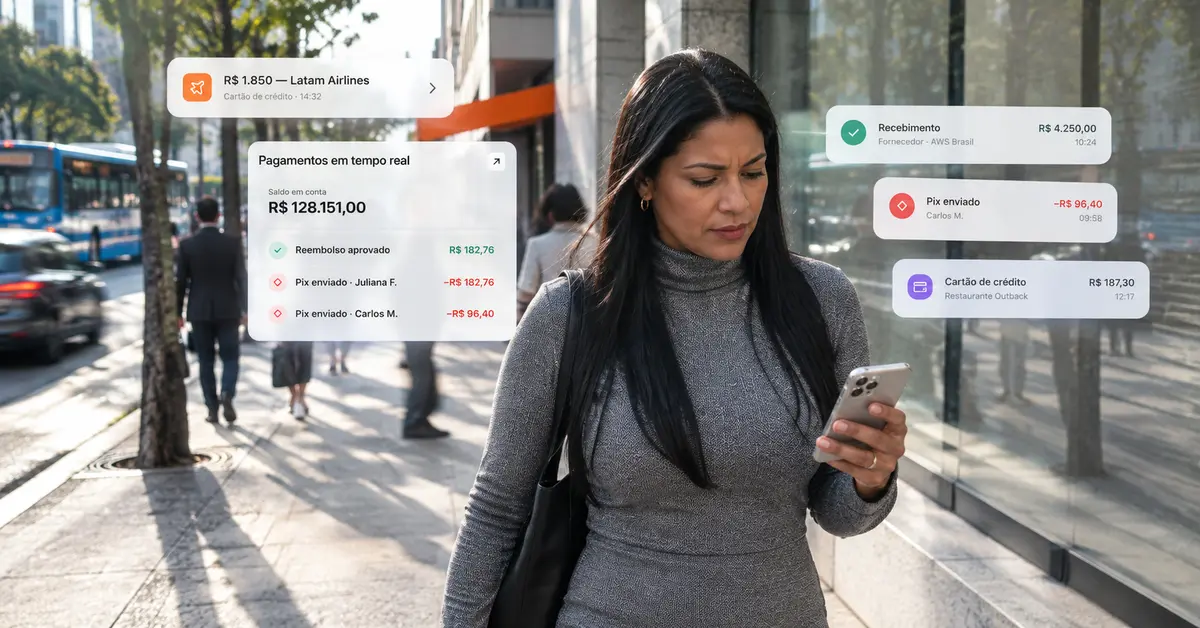 Como acompanhar gastos corporativos da equipe em tempo real