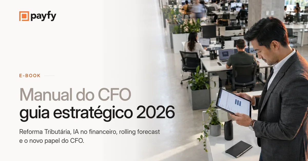Capa de Manual do CFO: Guia Estratégico para 2026