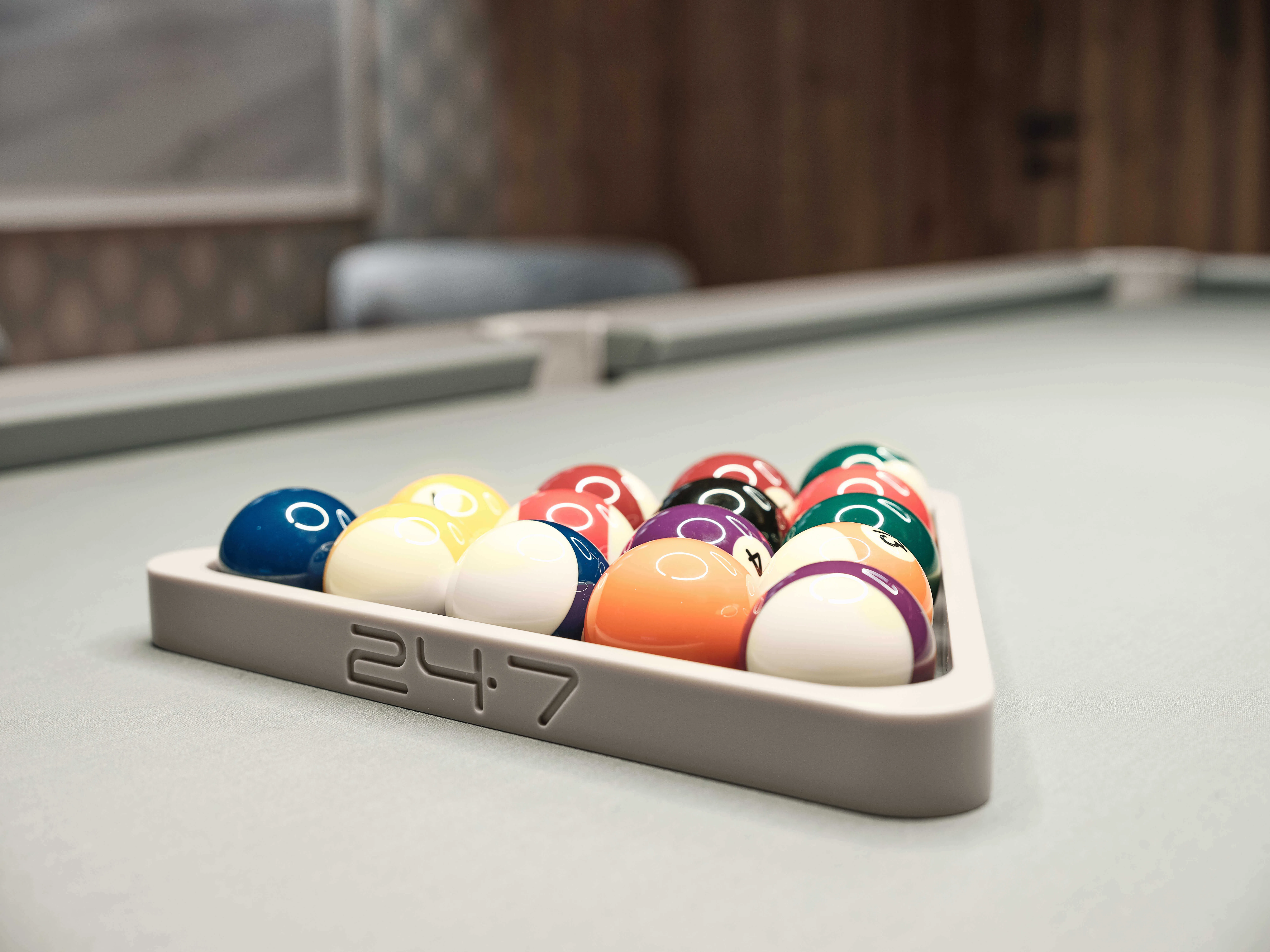 detail of luxury designer pool table 247