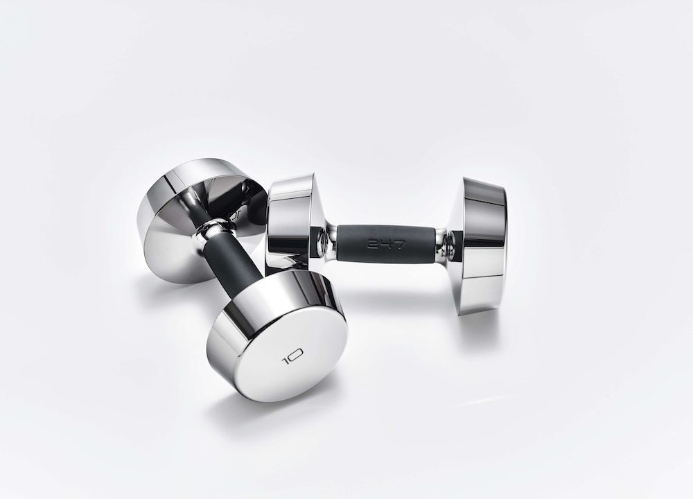 pair of luxury dumbbells 