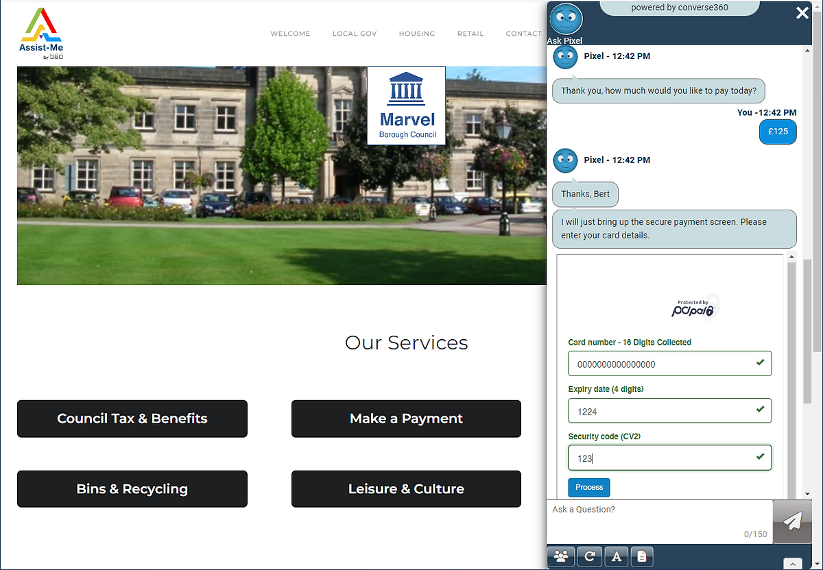 conversational ai assistant payment solution