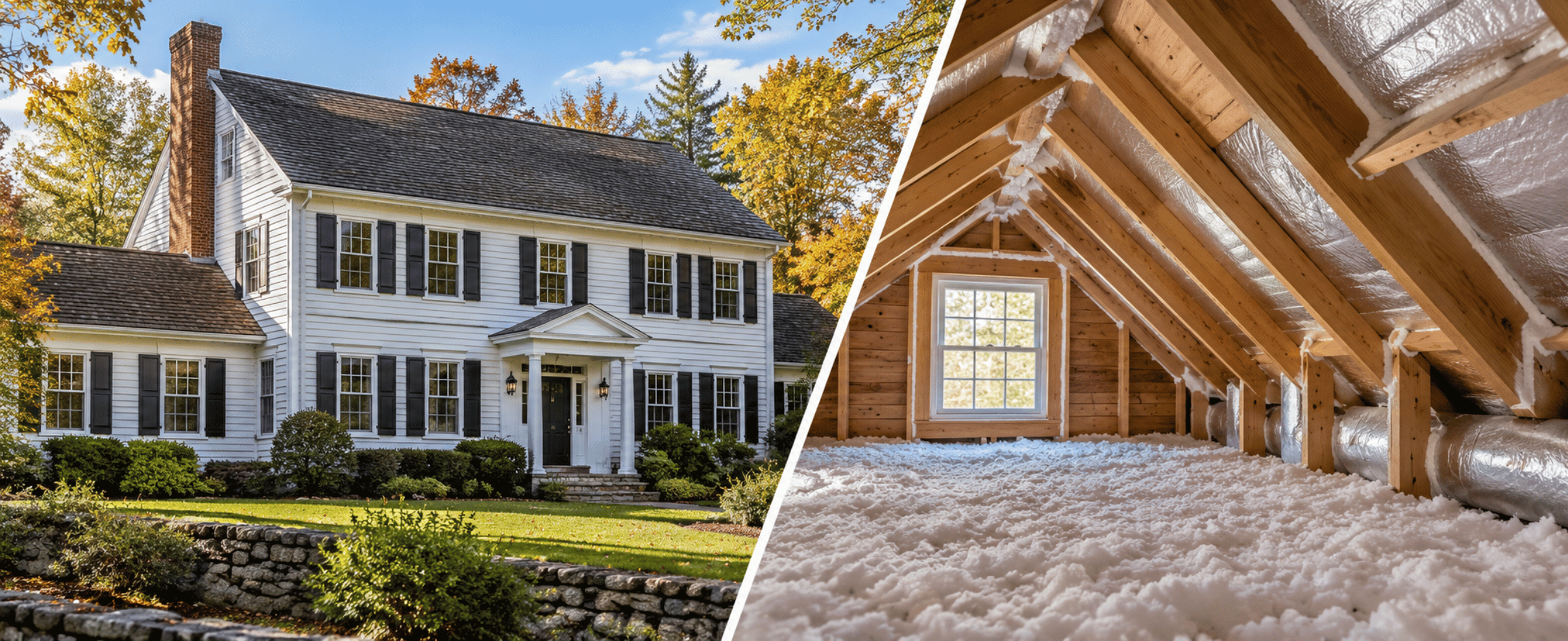 Attic Insulation and Air Sealing for Connecticut Colonials