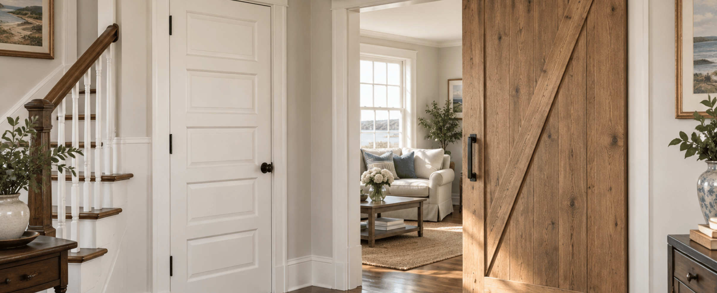 Interior Door Replacement and Barn Doors: What Works in a Connecticut Home