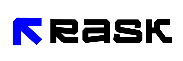 Flèche bleue pointant vers le coin supérieur gauche sur fond blanc.